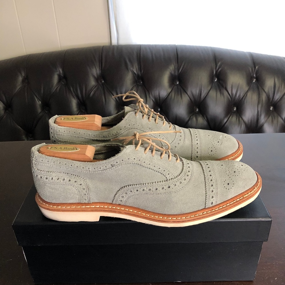 Allen Edmonds Strandmok 2.0 Suede Cap-toe Oxford